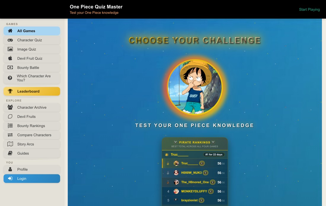 One Piece Trivia